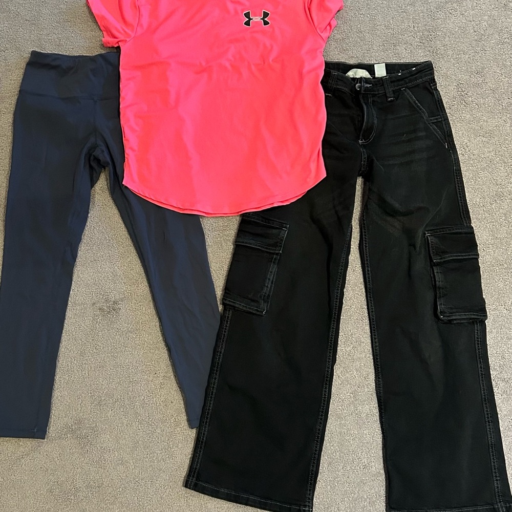 Girls set of 2 pants and a shirt